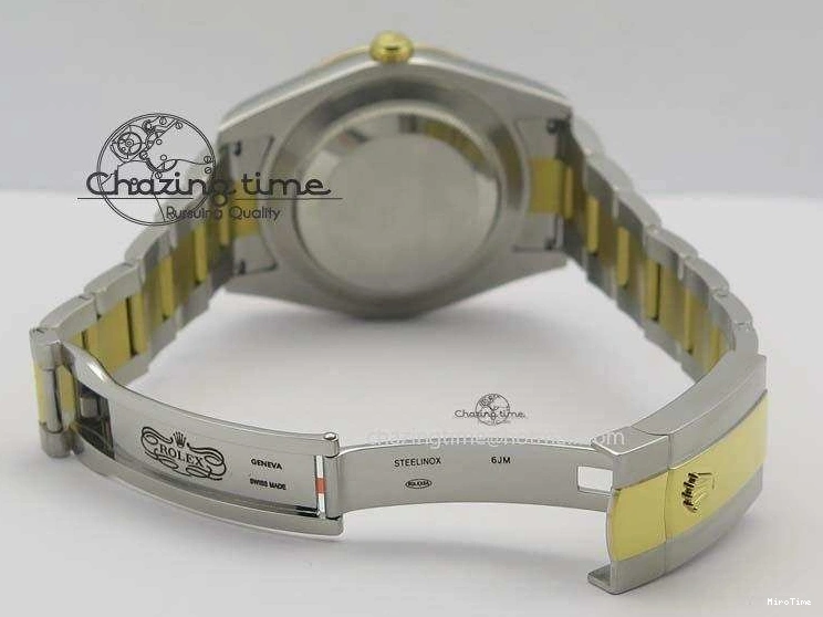 MiroTime 0415 Functional DateJust II 116333 SS YG 41mm EW Best Edition Gray Dial Roman Markers On SS Bracelet A 3823